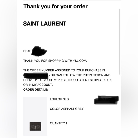 New YSL card holder - Picture 6 of 6